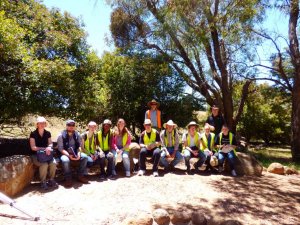 Orange Anglican Grammar School Year 10 in the park