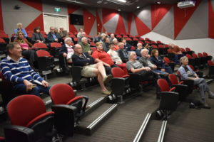 Audience for Dr Zubair's talk on falcons